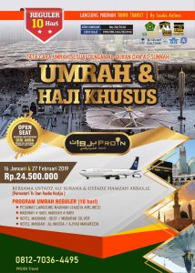 Umroh 2019 Ust Hamzah Abbas dan Ust Ali Subana Proin Travel