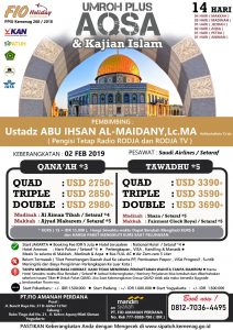 Umroh Feb 2019 Ust Abu Ihsan al Maidany FIOHOLIDAY