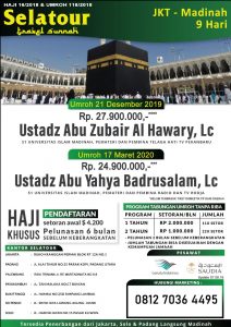 Umroh Desember 2019 Dan Maret 2020 - Selatour