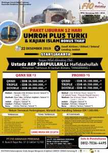 Umroh plus Thaif plus Turki 23 Desember 2019 - Fio Holiday