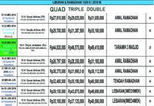 Umroh Muhibbah Travel Ramadhan 2018