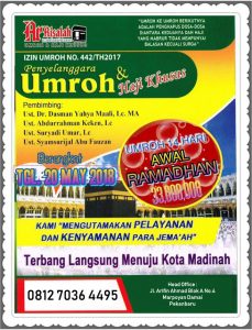 Umrah Ramadhan 1439 Ar Risalah Travel Pekanbaru