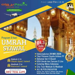 umroh Syawal 2020 - Proin Travel