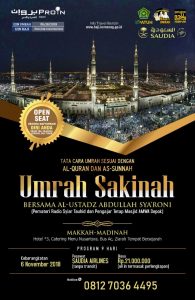 Umroh Proin Travel bersama Ustadz Abdullah Sya'roni