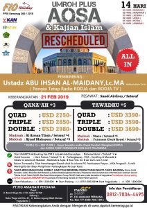 Umroh Plus Aqso Februari 2019 - Fio Holiday