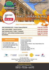 umroh awal 2019 Muhibbah Tour Travel