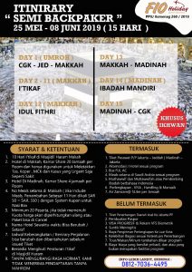 Umroh Semi Backpacker 2019 - Fio Holiday