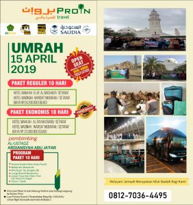 Umroh 15 April 2019 - Proin Travel Medan