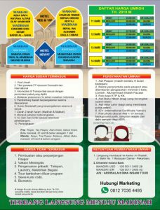 paket umroh arrisalah tour 2019