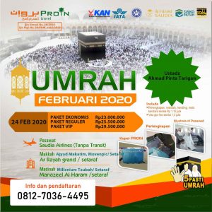 paket umroh februari-2020 - Proin Travel Medan