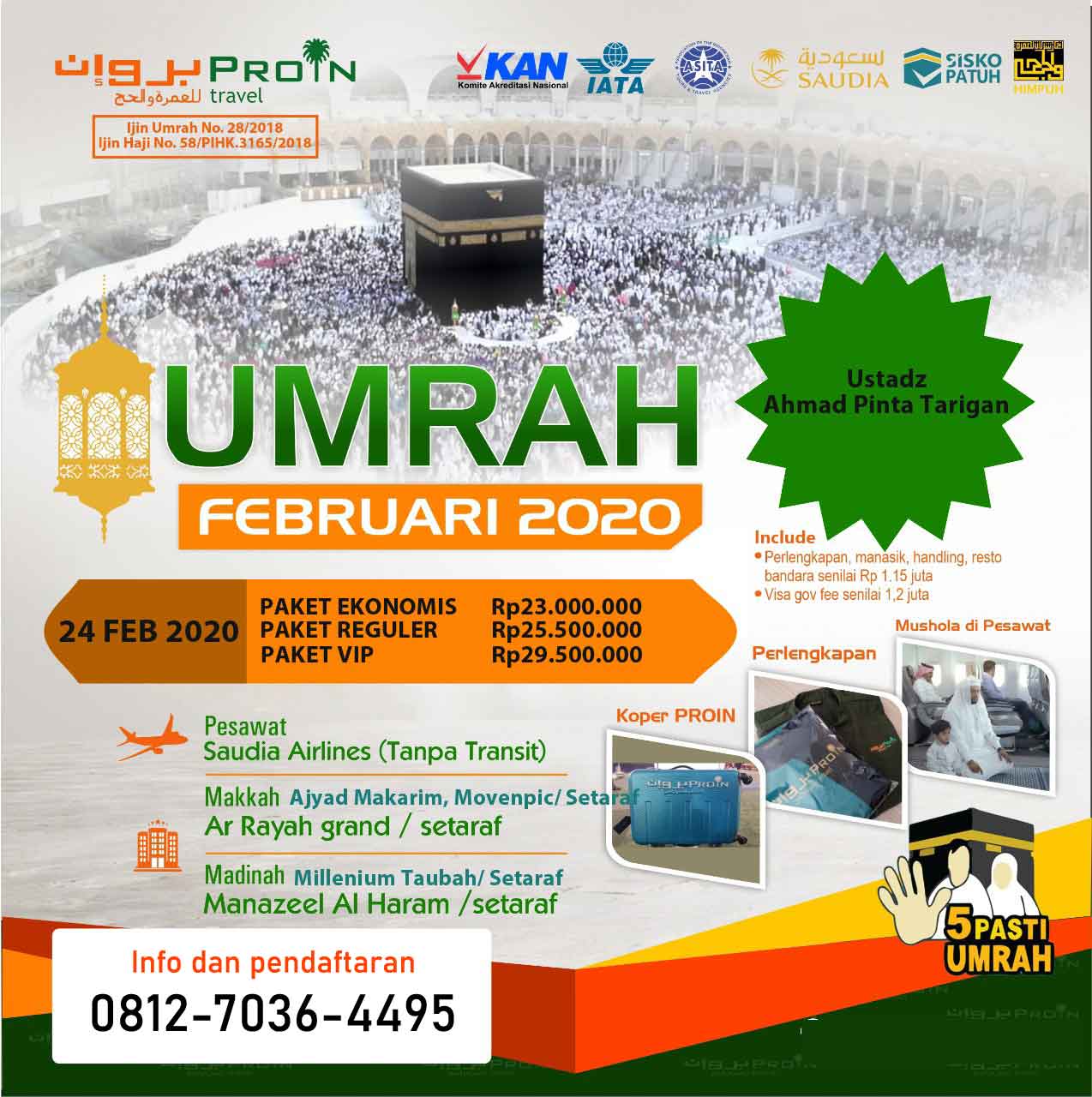 Paket Umroh Februari 2020 Medan