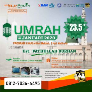 paket umroh januari 2020 - Proin Travel Jakarta