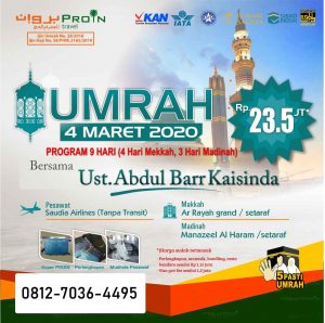 paket umroh maret 2020 - Proin Travel Jakarta