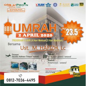 paket umroh April 2020 - Proin Travel Jakarta