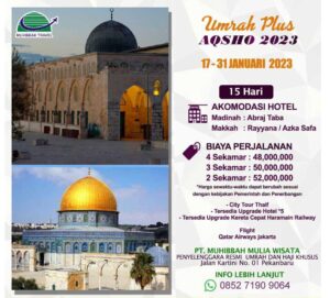 Umroh Plus Aqso 2023 - Muhibbah Travel