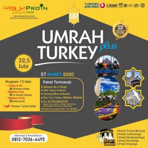 umroh plus turki 2020 - Proin Travel