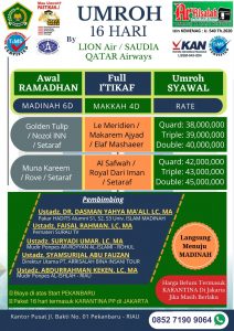 Umroh Ramadhan 2022 - Arrisalah Pekanbaru