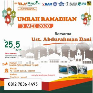 umroh tengah Ramadhan 2020 - Proin Travel Jakarta