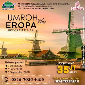 Umrah Plus Eropa - Muhibbah Tour