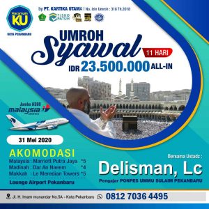 umroh syawal 2020 - HaramainKU Pekanbaru