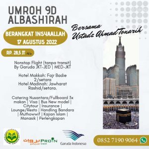 umroh agustus 2022 - proin travel