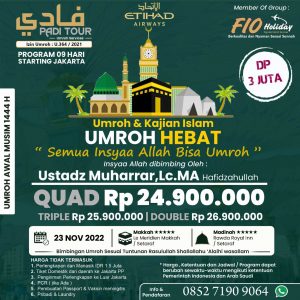 umroh november 2022 - padi travel