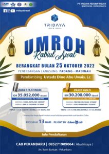 Umroh Oktober 2022 - Tridaya