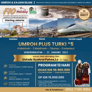 Umroh Plus Turki Januari 2023 - Fio Holiday