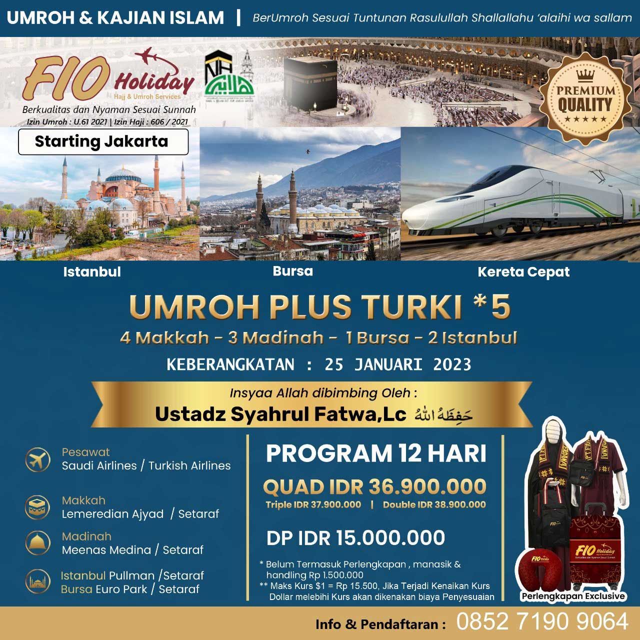 Umroh Plus Turki Jan 2023fioholiday Riau Airlines
