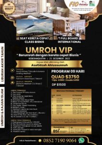 biaya umroh vip 2022 Fio Holiday