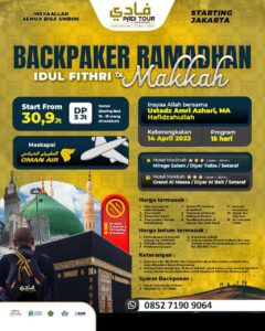 umroh backpacker 2023 - umroh itikaf Ramadhan 2023