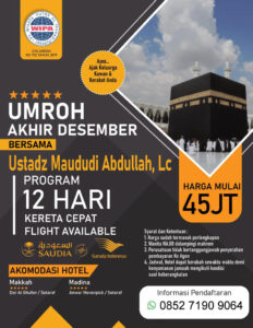 Umroh Desember 2022 Ustadz Maududi Abdullah, Lc