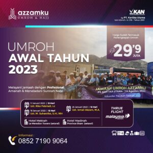 Umrah Jannuari 2023 - Azzamku Umroh