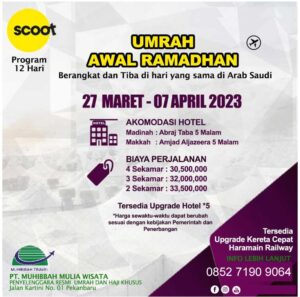 Umroh Tengah Ramadhan 1444 H - Muhibbah Travel