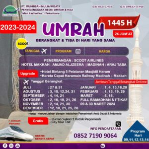 Umroh 2023 dan Umroh 2024 Muhibbah Travel